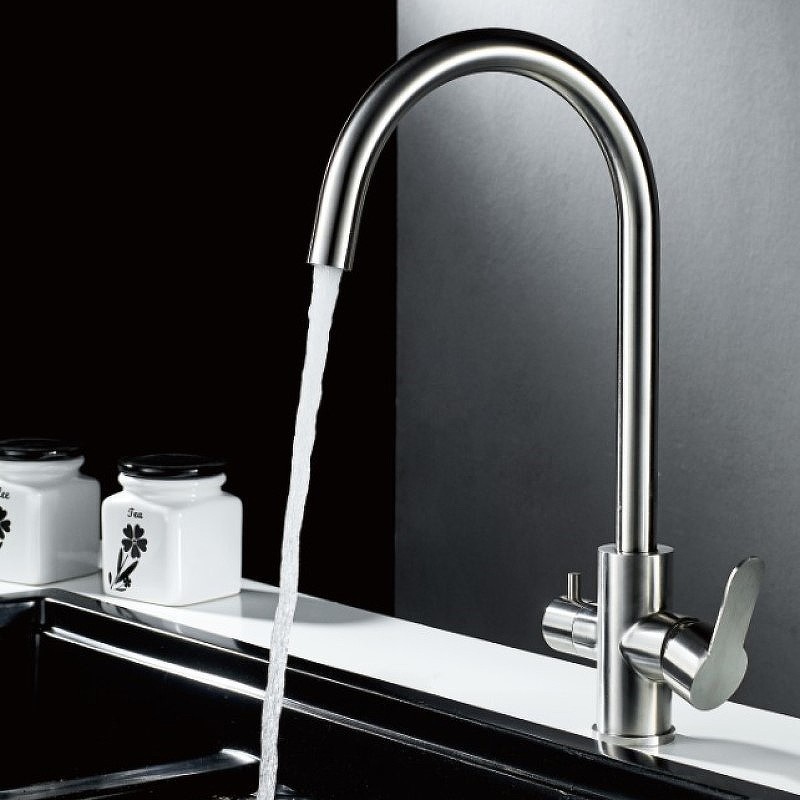 Приобрести haiba смеситель для кухни 418мм, нержавеющая сталь hb-76801