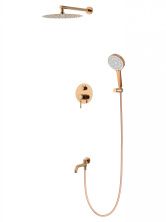 Душевая система встраиваемая WONZON & WOGHAND TOR, Розовое золото (WW-88939073-RG)