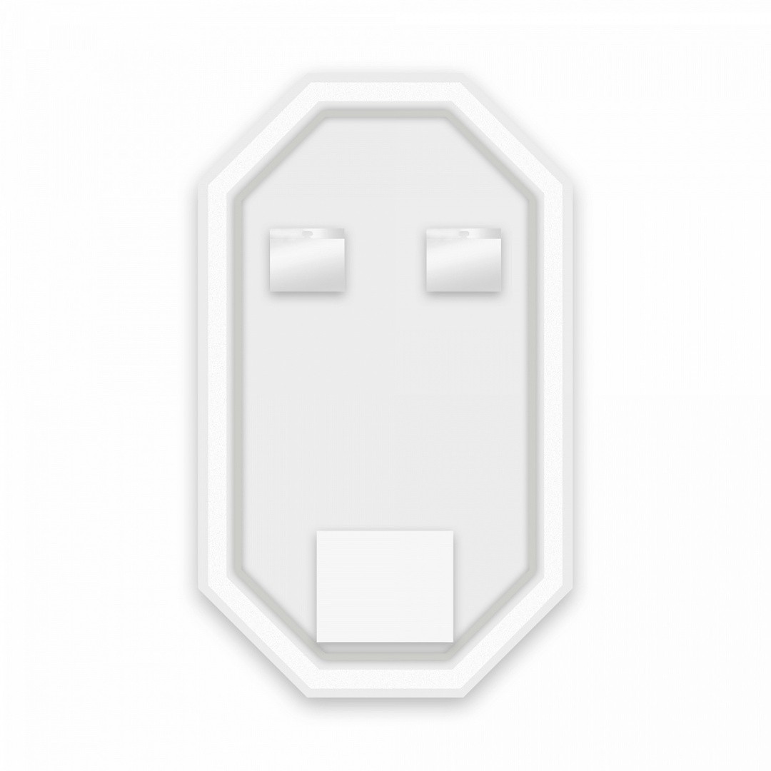 Приобрести azario зеркало 100х60 см, белый, сенсорный выключатель, диммер, az-z-097cs