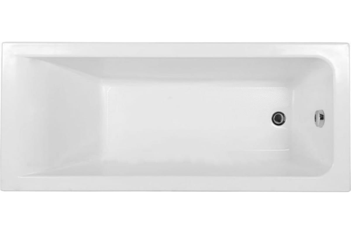 Приобрести aquanet акриловая ванна bright 170 x75 см, белая