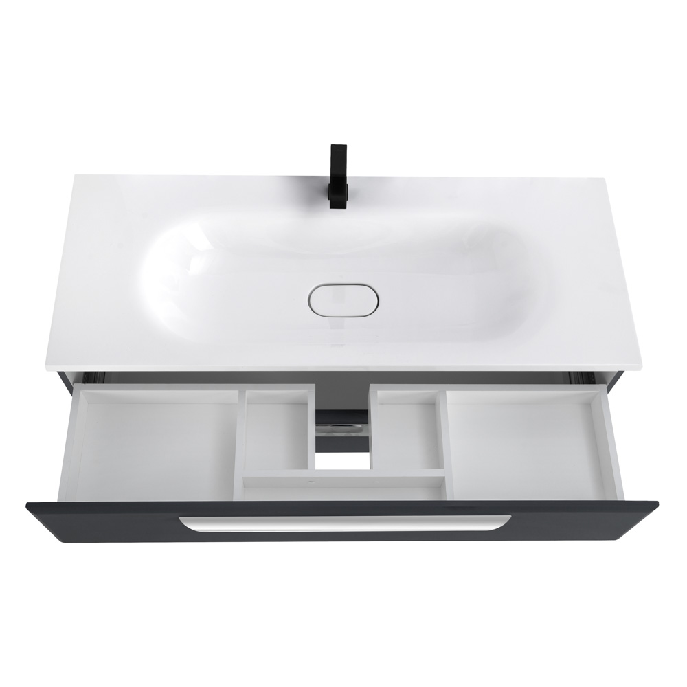 Приобрести cezares тумба подвесная с раковиной eco 120 см grafito, графит eco-1200-2c-so-gr-p