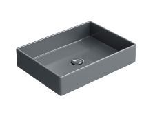 Hayzburg Накладная раковина чаша 51х37 см, графит матовая HB-0034-50MDH