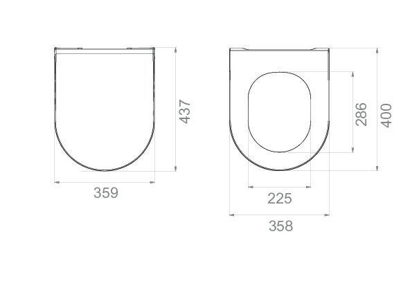 Приобрести boheme сиденье для унитаза avva bello nero, черное 966-b