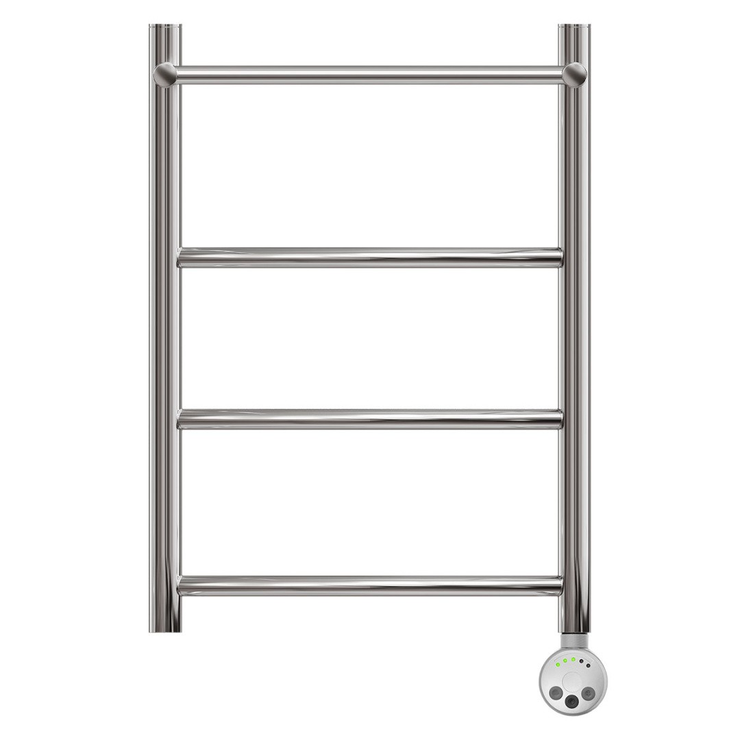 Приобрести полотенцесушитель электрический point 500х600 афина с полкой п3, хром pn04156pe