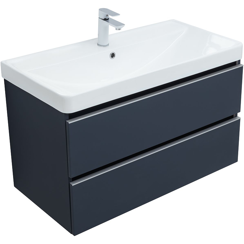 Приобрести aquanet тумба с раковиной вега 90 см, маренго