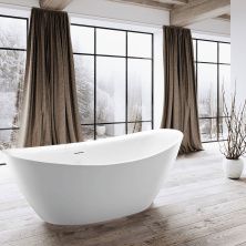Vincea Отдельностоящая ванна 180х87 см, белая VBT-203