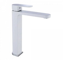 Cмеситель для раковины ViEiR Camomilla, высокий 270 мм, белый V283512F