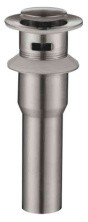 BelBagno Донный клапан с переливом, Click Clack сатин BB-PCU-02-IN