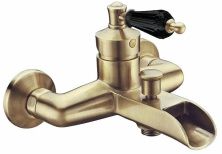 Boheme Смеситель для ванны Vogue, бронза\белый 203-BSW