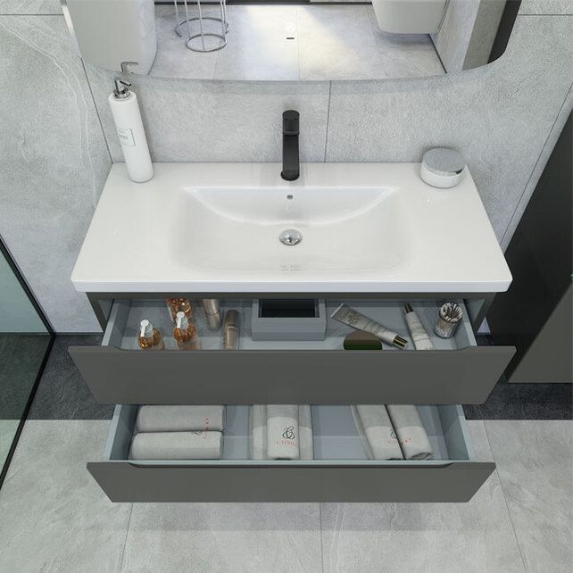 Приобрести caprigo тумба с раковиной forte 100 см, айрон