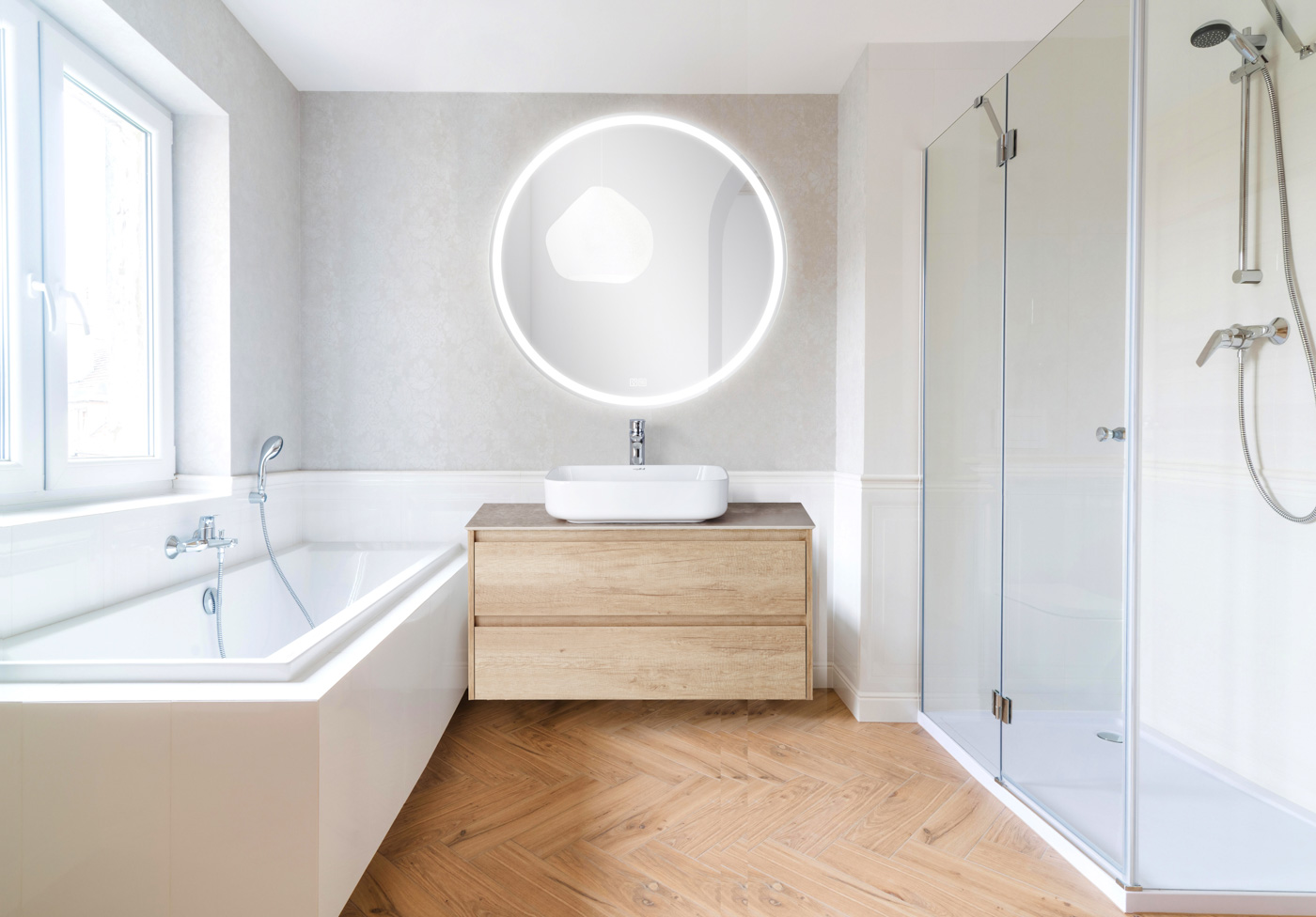 Приобрести belbagno зеркало 100 см spc-rng-1000-led-tch-warm