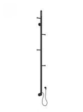 Полотенцесушитель электрический WONZON & WOGHAND KASSEL, Черный матовый (WW-AL616-MB)