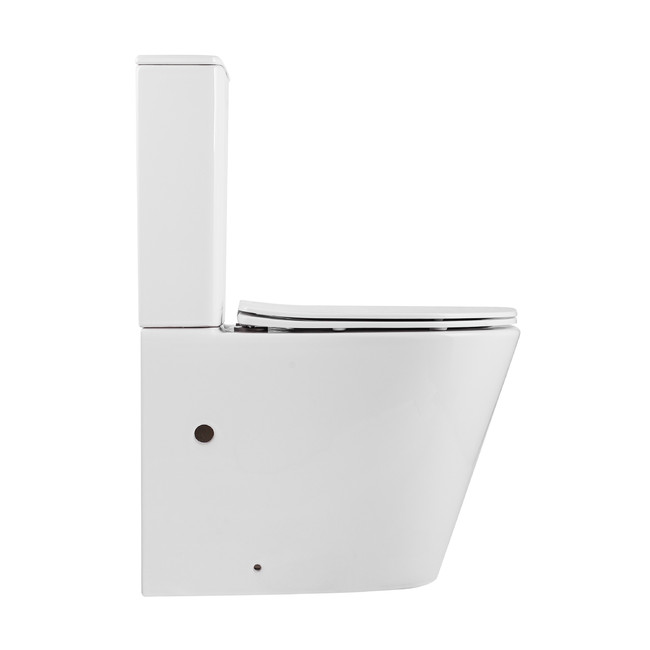 Приобрести briz унитаз компакт rome безободковый, торнадо, сиденье дюропласт с микролифтом, белый