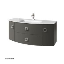 Caprigo Тумба с раковиной LEGATO 120 см, графит