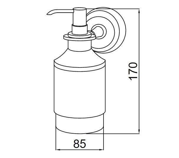 Приобрести boheme дозатор жидкого мыла medici, бронза 10617