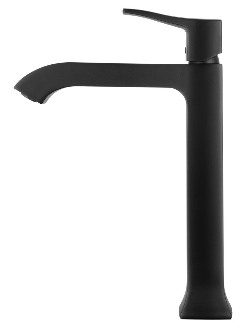 Приобрести смеситель для раковины высокий wonzon & woghand flex, черный матовый (ww-88019072-mb)