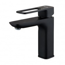 IDDIS Смеситель для раковины Slide 159мм, черный матовый, SLIBL00i01