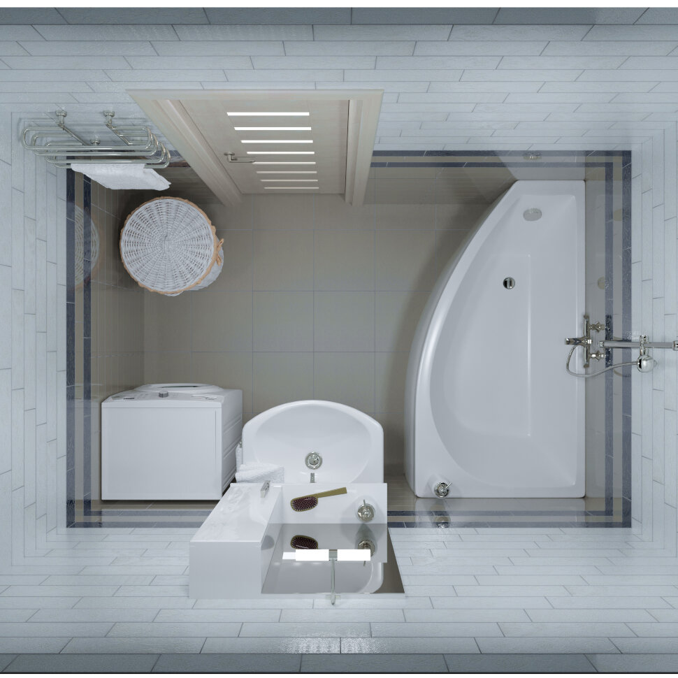 Приобрести тритон ванна акриловая белла 140х75 см, асимметричная, левая щ0000044606