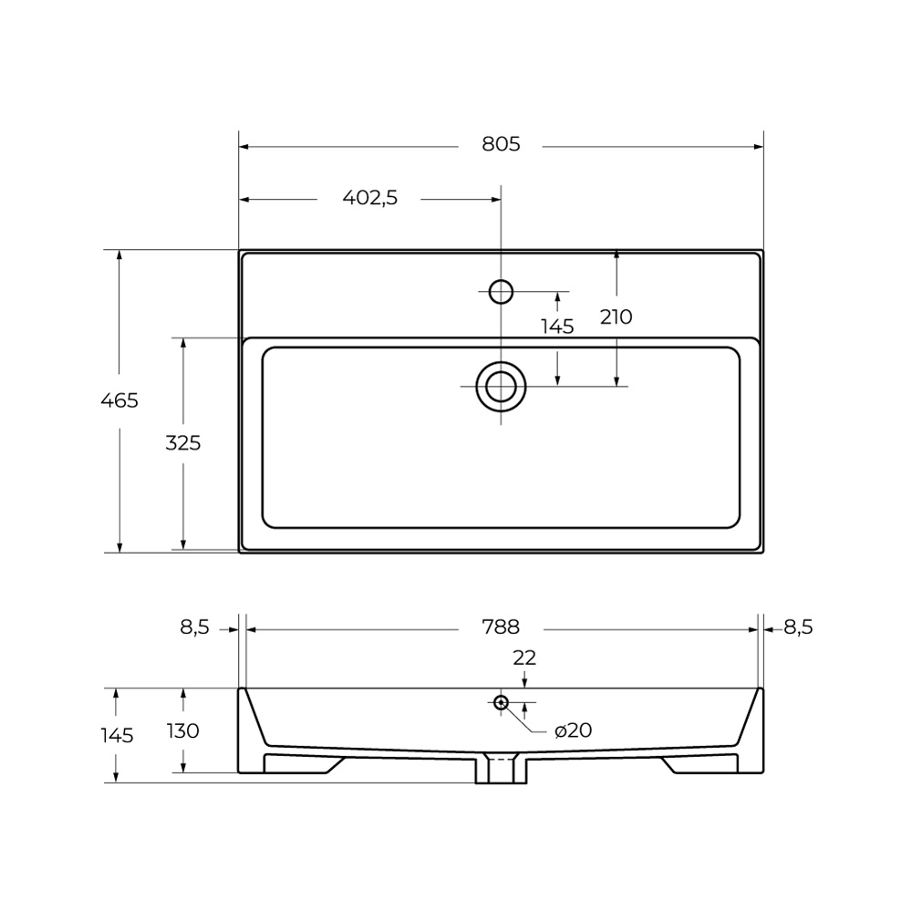 Приобрести cezares тумба подвесная с раковиной molveno 46 80 см legno grigio, серая molveno 46-80-2c-so-lg