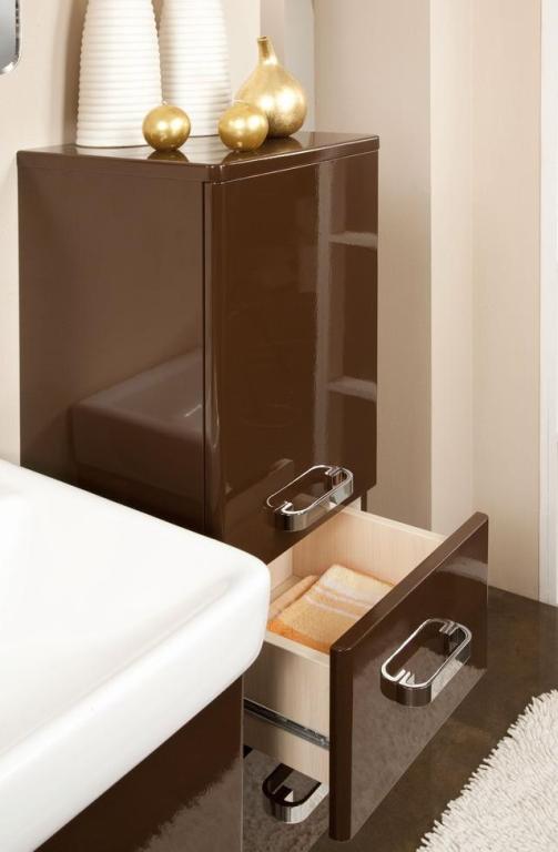 Приобрести полу пенал подвесной акватон америна 35 см, цвет белый глянец