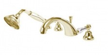 CEZARES Смеситель на борт ванны DIAMOND, 4 отверстия, золото DIAMOND-BVD-03/24-Sw