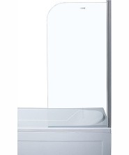 Aquanet Шторка для ванны SG-750, прозрачное стекло