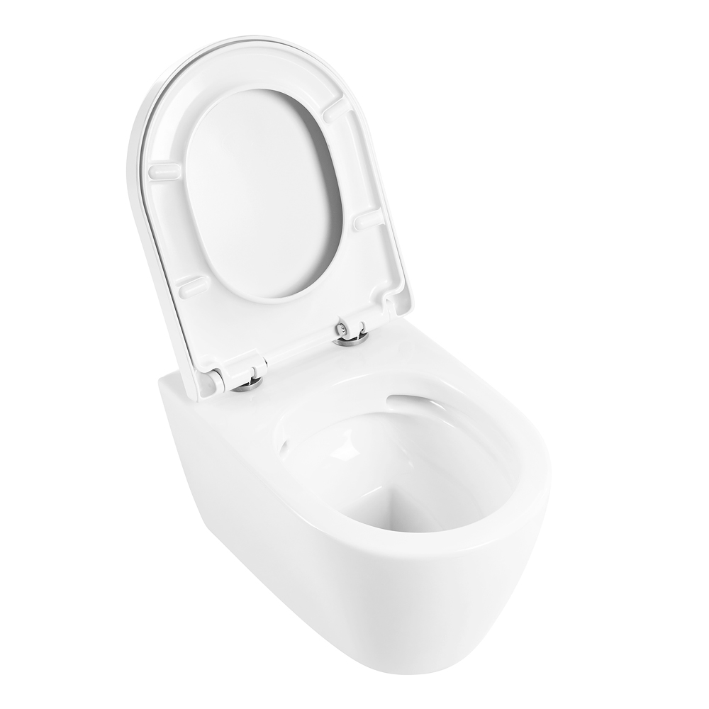 Приобрести belbagno унитаз безободковый подвесной marino с сиденьем дюропласт, микролифт, белый bb105chr/bb865sc