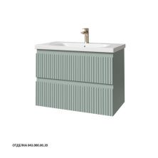 Caprigo Тумба с раковиной FORTE-Smalty TYPE 80 см, зеленая, эмаль 38412eml 1