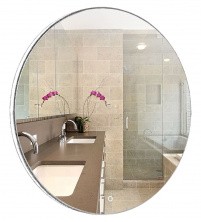 Azario Зеркало Плаза 100х100 см c подсветкой, сенсор выключатель, LED-00002491