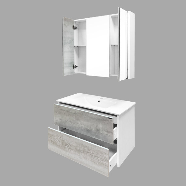 Приобрести сomforty тумба с раковиной "женева-90", дуб белый