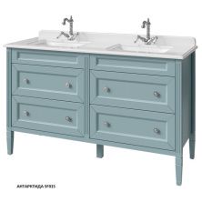 Caprigo Тумба с раковиной ALBION CONCEPT 140 см, голубая