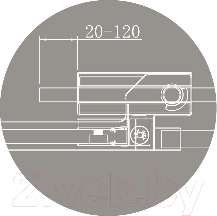 Приобрести cezares душевое ограждение slider 100х100см slider-ah-1-100-100/110-br-nero