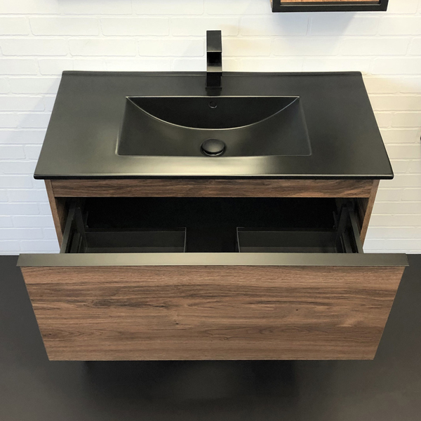 Приобрести сomforty тумба с раковиной "равенна лофт-90" дуб темно-коричневый