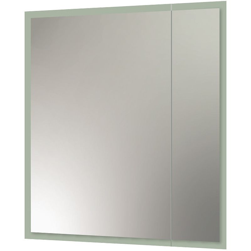 Приобрести continent зеркало шкаф с подсветкой reflex 70х80 см, бесконтактный включатель, белое