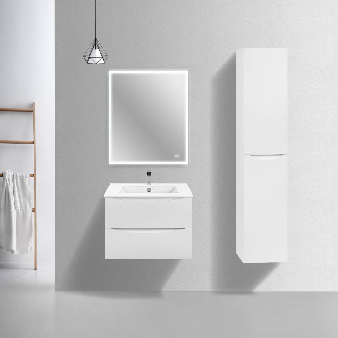 Приобрести vincea тумба подвесная mia slim 70 см, белая vmc-2mc700s1gw;vbs-13970s1