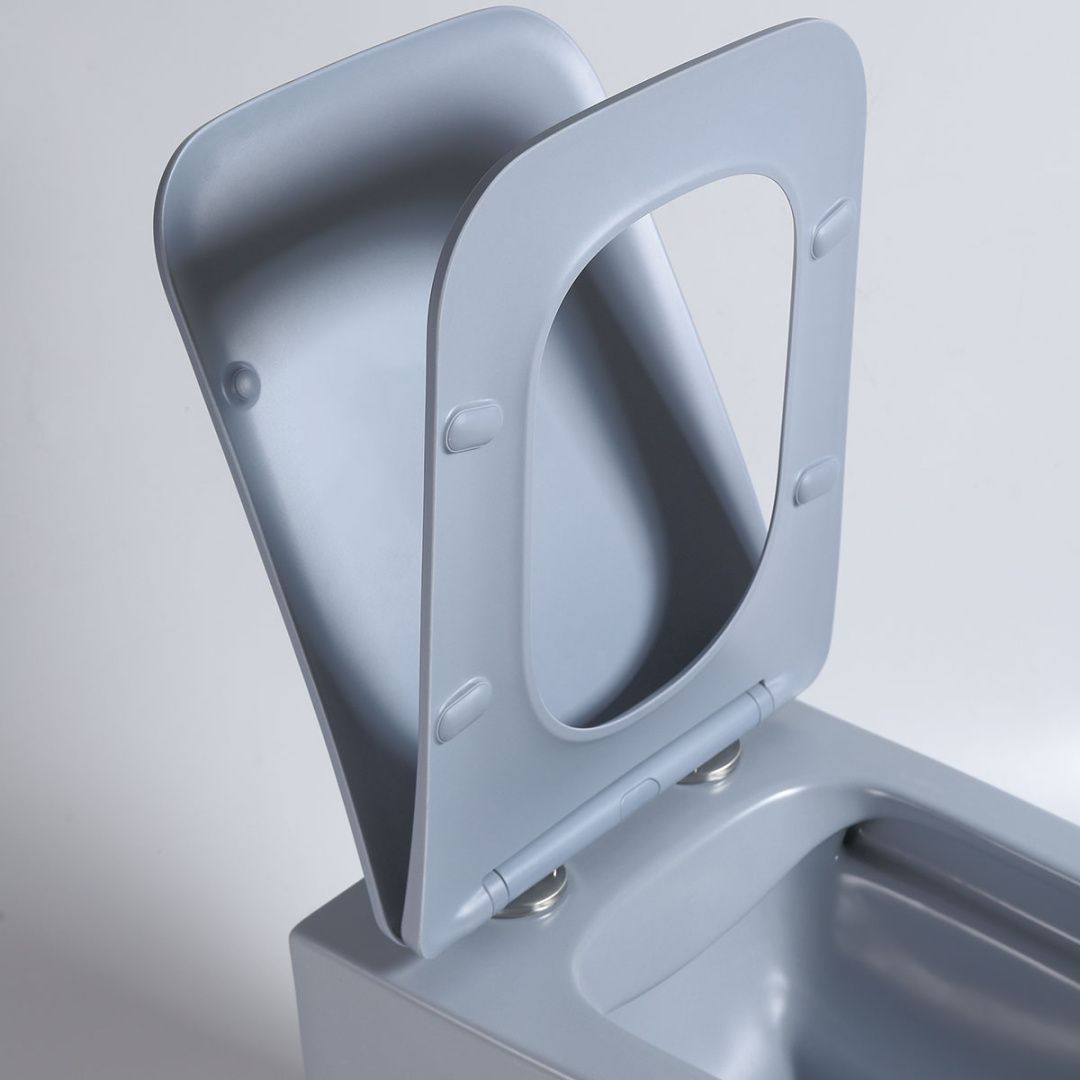 Приобрести vincea унитаз подвесной piatti q-line, ультратонкое сиденье, микролифт, голубой матовый vt1-12mo