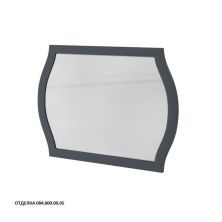 Caprigo Зеркало MILANO 100 см, серое, эмаль