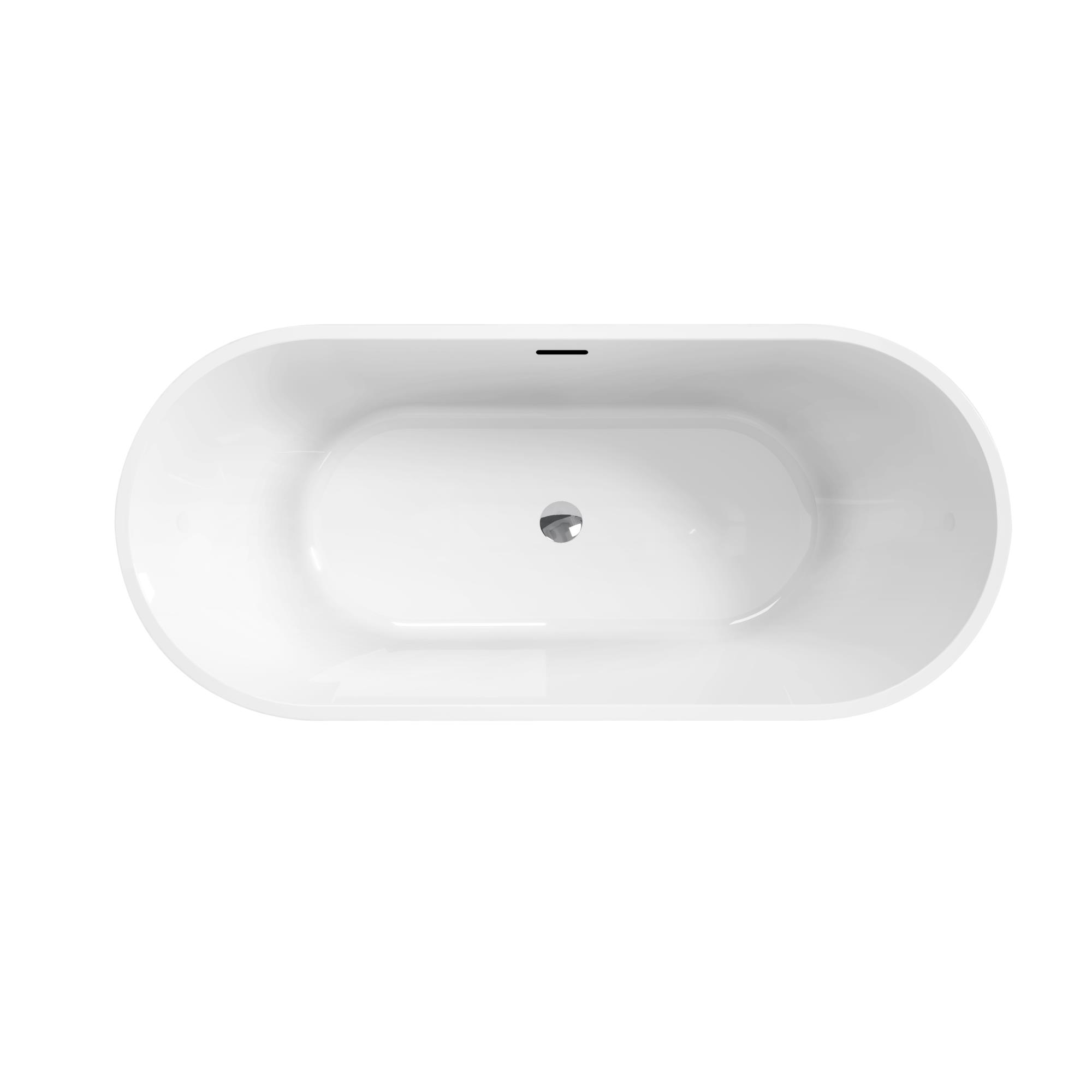 Приобрести belbagno акриловая ванна uno 170х75 см, белая uno bb701-1700-750-k