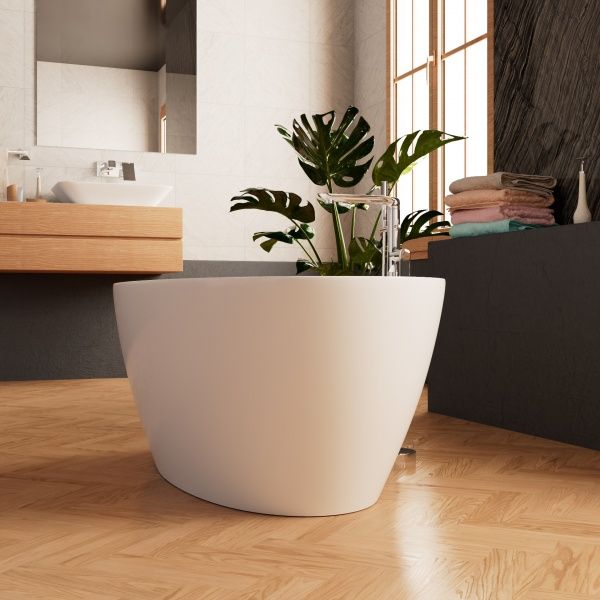 Приобрести frank акриловая ванна f6123,170х81 см, отдельностоящая