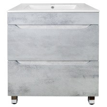 Loranto Тумба напольная с раковиной Florena 60 60х81 см, светлый бетон (CS00086990)