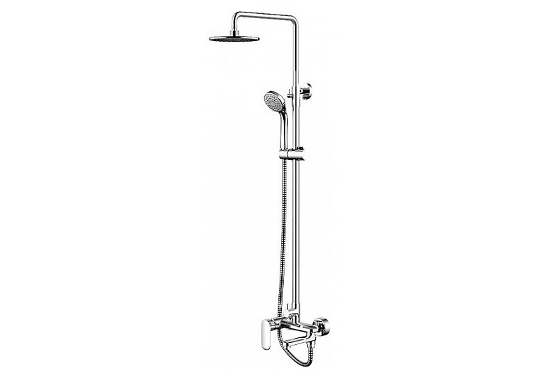 Приобрести душевая система bravat opal c, хром f6125183cp-a1-rus