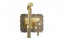 LEMARK Смеситель Jasmine с гигиеническим душем, бронза LM6619B