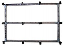 CEZARES Металлический каркас и ножки TRAY 120х80см, TRAY-M-AH-120/80-ML