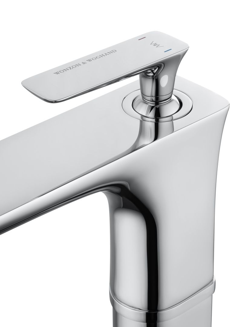 Приобрести смеситель для раковины высокий wonzon & woghand shark, хром (ww-481104-cr)