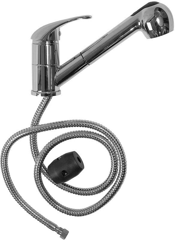 Приобрести haiba смеситель для кухни 239 мм с выдвижным изливом, хром hb-6003