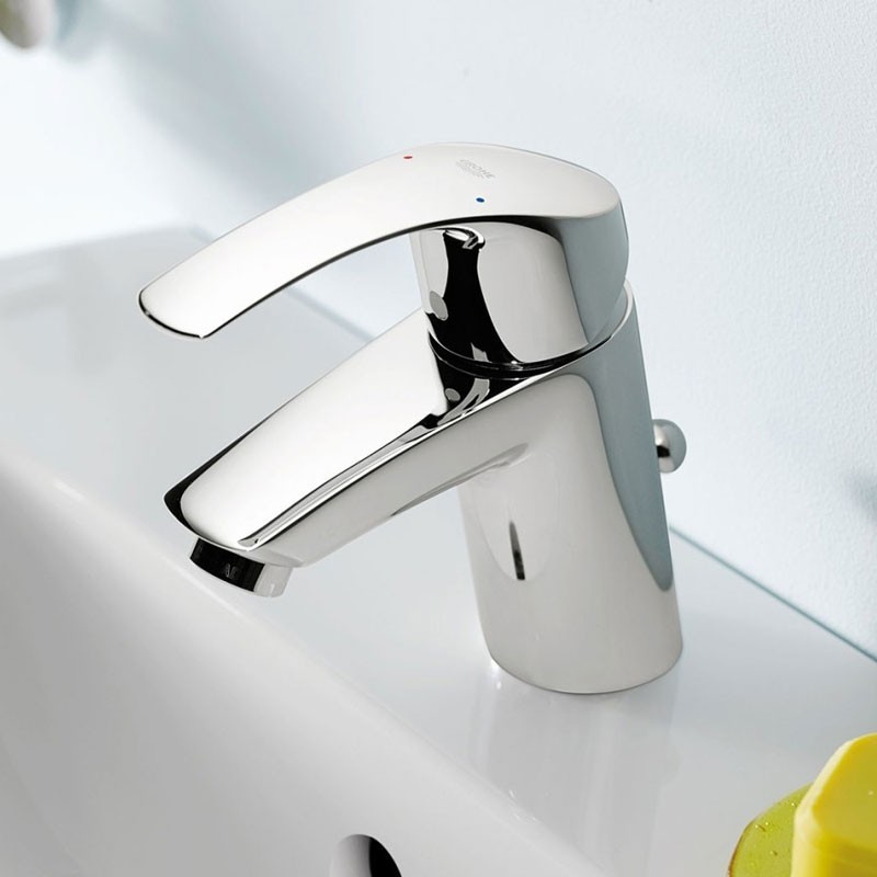 Приобрести смеситель для раковины grohe eurosmart new, хром 32926002