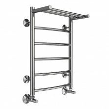 Terminus Полотенцесушитель Классик П6 40х60 см, с полкой, водяной, хром