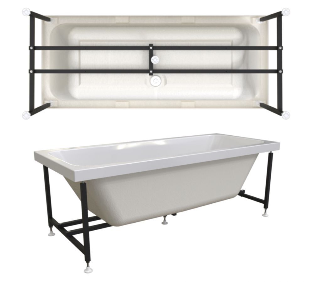 Приобрести акриловая ванна радомир патрисия 185x85 см ( комплект каркас и слив )