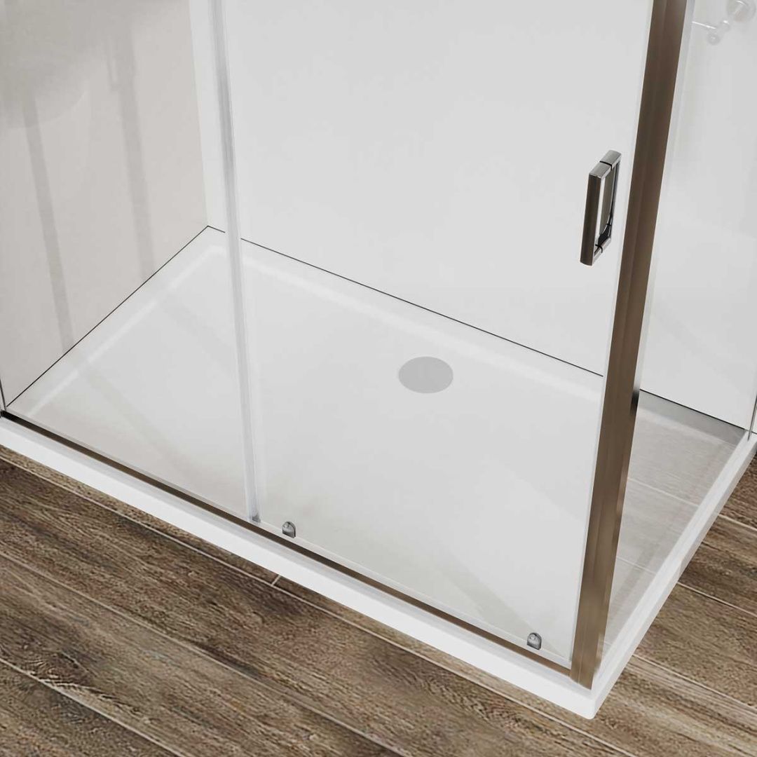 Приобрести vincea душевое ограждение city 90х110 см, прозрачное, хром vsr-5ct9011cl