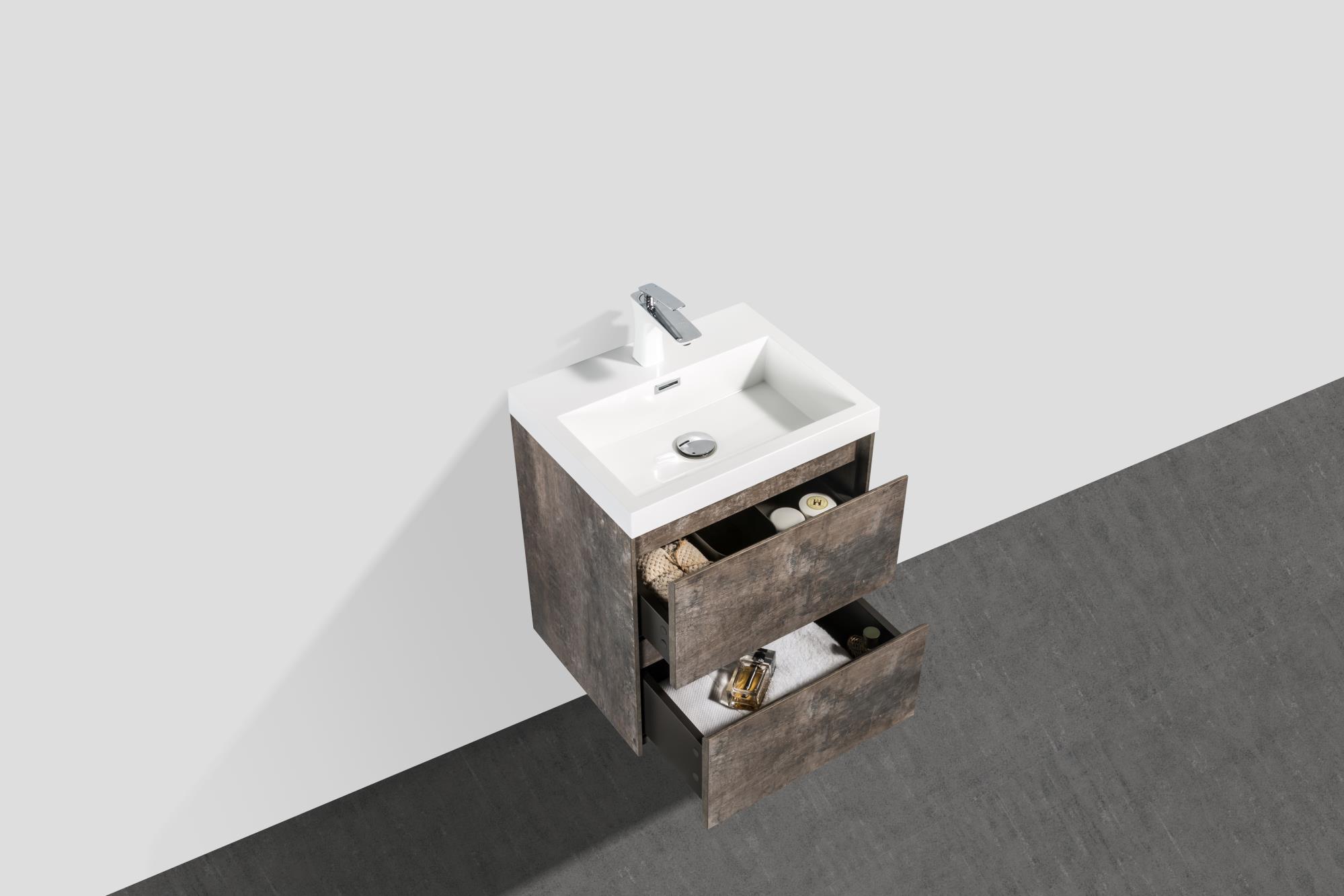 Приобрести belbagno тумба с раковиной pietra mini 50 см, подвесная stone, белая раковина